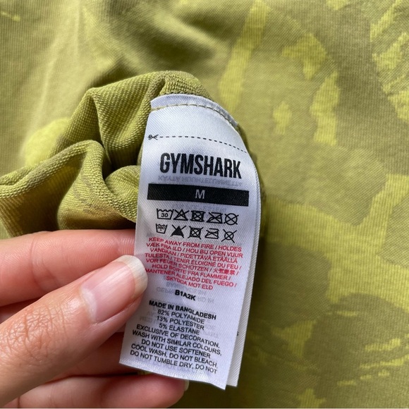 Gymshark Adapt Griffin green camo seamless compression leggings size medium - Picture 9 of 9